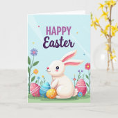 Polka Dot Spring Celebration Card カード (黄色い花)