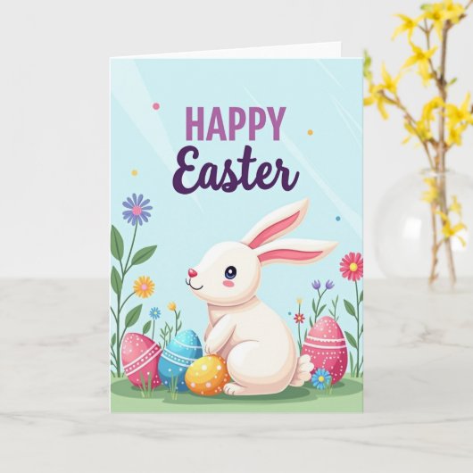 Polka Dot Spring Celebration Card カード (黄色い花)