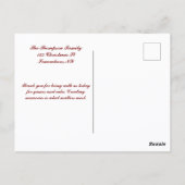 Polka Dot Tree Christmas Party ポストカード (裏面)