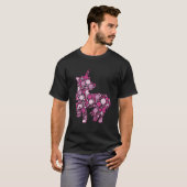 Polka Dot Unicorn Plush Toy And Colourful Unicorn Tシャツ (正面フル)
