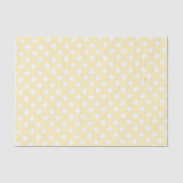 polka dots in butter  yellow 薄葉紙