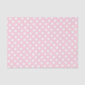 polka dots in pastel pink  薄葉紙 (正面)
