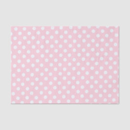 polka dots in pastel pink  薄葉紙