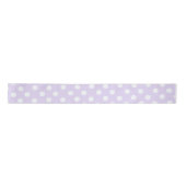 polka dots in  soft lavender サテンリボン (正面)