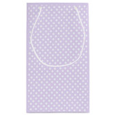 polka dots in  soft lavender スモールペーパーバッグ (裏面)