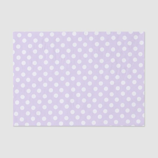 polka dots in  soft lavender 薄葉紙 (正面)