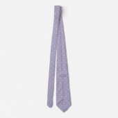Polka Dots Lavender Cream Polka Pattern ネクタイ (裏面)