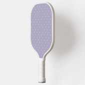 Polka Dots Lavender Cream Polka Pattern ピックルボールラケット (左)