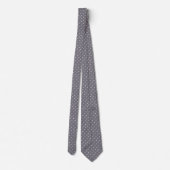 Polka Dots On Gray Background Groomsmen ネクタイ (裏面)