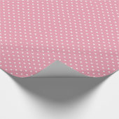 Polka Dots on Pink Pattern ラッピングペーパー (角)