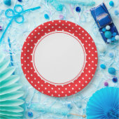 Polka Dots Paper Plates ペーパープレート (パーティー)