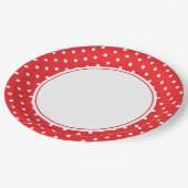 Polka Dots Paper Plates ペーパープレート (アングル)