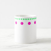 polka dots punktiert gepunktet コーヒーマグカップ (中央)