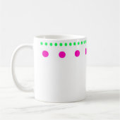 polka dots punktiert gepunktet コーヒーマグカップ (左)