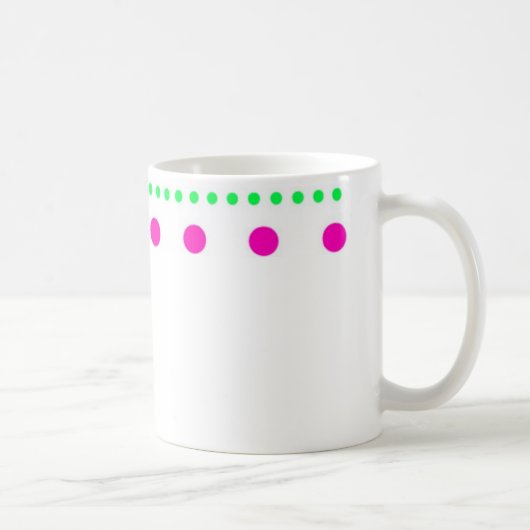 polka dots punktiert gepunktet コーヒーマグカップ (右)