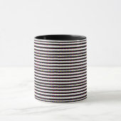 polka dots stripes geometric shapes pattern art マグカップ (中央)
