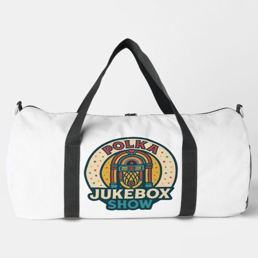 Polka Jukebox Logo Duffle Bag ダッフルバッグ (正面)