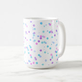 Polka Pattern, 15oz Coffee Mug コーヒーマグカップ (正面右)