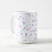 Polka Pattern, 15oz Coffee Mug コーヒーマグカップ (正面左)