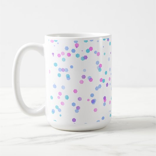 Polka Pattern, 15oz Coffee Mug コーヒーマグカップ (左)