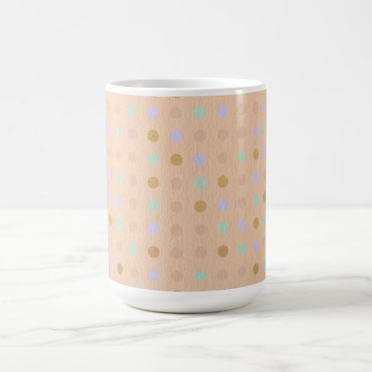Polka Pattern, 15oz Coffee Mug コーヒーマグカップ (中央)