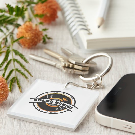 Polka Radio Acrylic Keychain キーホルダー (正面右)