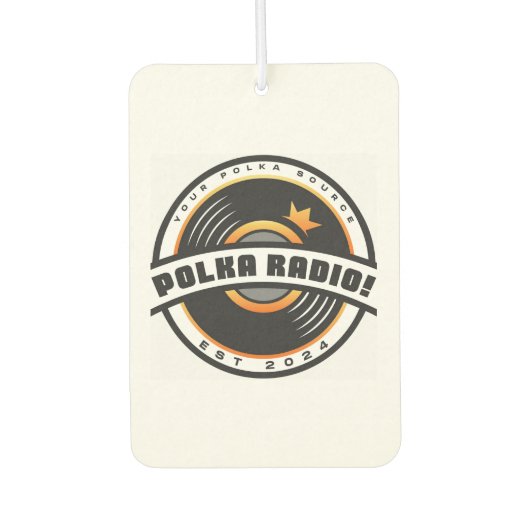 Polka Radio! Air Freshener カーエアーフレッシュナー (正面)