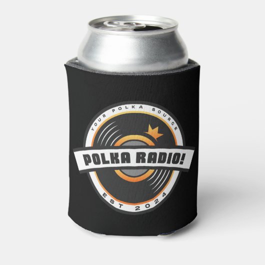 Polka Radio Can Koozie 缶クーラー (缶裏面)