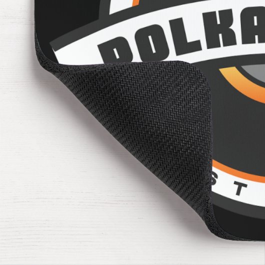 Polka Radio Mousepad (Black) マウスパッド (コーナー)