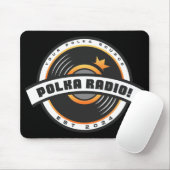 Polka Radio Mousepad (Black) マウスパッド (マウス)