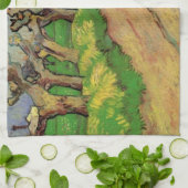 Pollard Willows by Vincent vanゴッホ キッチンタオル (折り畳み)