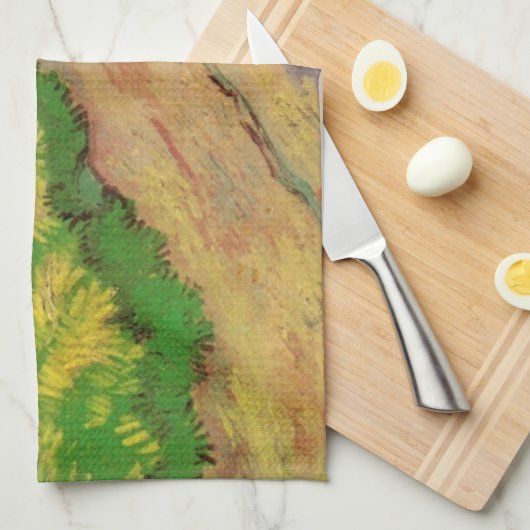 Pollard Willows by Vincent vanゴッホ キッチンタオル (四つ折り)