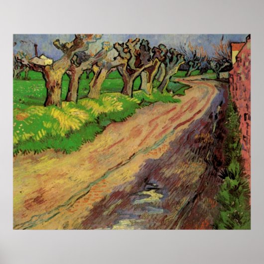 Pollard Willows by Vincent vanゴッホ ポスター (正面)