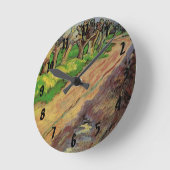 Pollard Willows by Vincent vanゴッホ ラウンド壁時計 (傾斜)