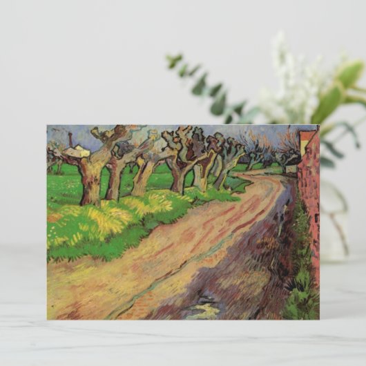 Pollard Willows by Vincent vanゴッホ 招待状 (スタンド正面)