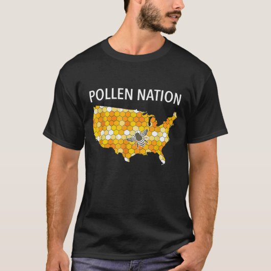 Pollen Nation  For Beekeepers And  Of Honey Bees Tシャツ (正面)