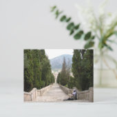 Pollenca Mallorcaの365カルバリオのステップ ポストカード (スタンド正面)