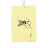 Pollinating Bumble Bee on a Flower Customized カーエアーフレッシュナー (裏面)