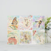 Pollinator Classroom Valentines - 6 per Sheet  レターヘッド (スタンド正面)