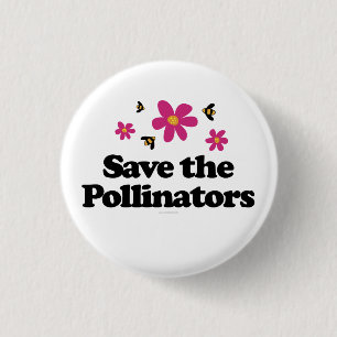 Pollinatorsを救って下さい 缶バッジ