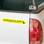 pollinators.infoのバンパーステッカー3 バンパーステッカー (トラック上)