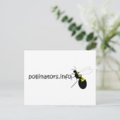 pollinators.infoの郵便はがき ポストカード (スタンド正面)