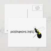 pollinators.infoの郵便はがき ポストカード (正面/裏面)