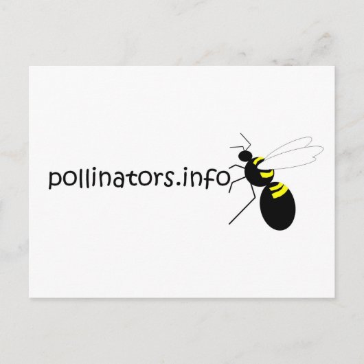 pollinators.infoの郵便はがき ポストカード (正面)