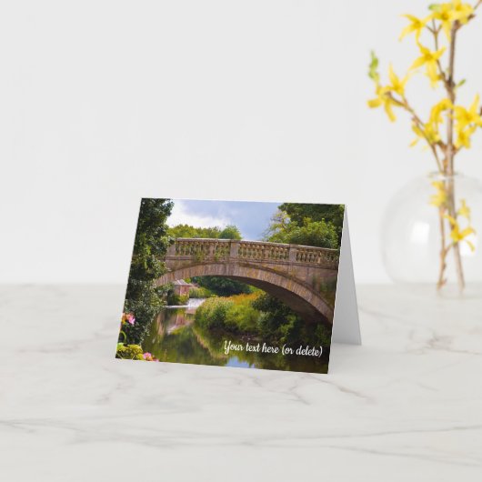 Pollok Park, Glasgow, Scotland Greeting card カード (黄色い花)
