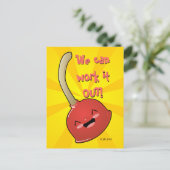 Pollyのプランジャー郵便はがき ポストカード (スタンド正面)