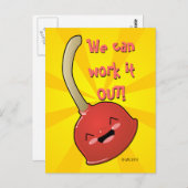 Pollyのプランジャー郵便はがき ポストカード (正面/裏面)