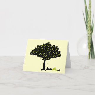 Polly Nose Treeノートカード カード