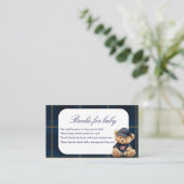 Polo Bear Baby Shower Books For Baby エンクロージャーカード (スタンド正面)