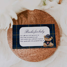 Polo Bear Baby Shower Books For Baby エンクロージャーカード